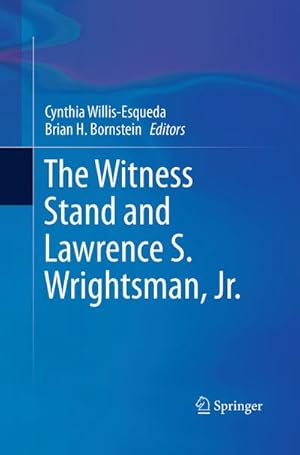 Image du vendeur pour The Witness Stand and Lawrence S. Wrightsman, Jr. mis en vente par BuchWeltWeit Ludwig Meier e.K.