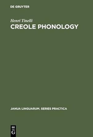 Seller image for Creole Phonology for sale by BuchWeltWeit Ludwig Meier e.K.