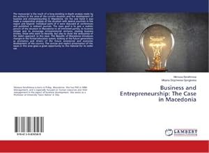 Bild des Verkufers fr Business and Entrepreneurship: The Case in Macedonia zum Verkauf von BuchWeltWeit Ludwig Meier e.K.
