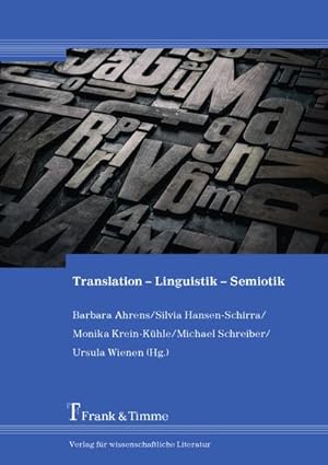 Seller image for Translation  Linguistik  Semiotik for sale by BuchWeltWeit Ludwig Meier e.K.