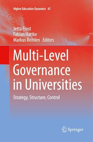 Seller image for Multi-Level Governance in Universities for sale by BuchWeltWeit Ludwig Meier e.K.