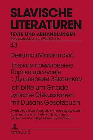 Immagine del venditore per Ich bitte um Gnade. Lyrische Diskussionen mit Dusans Gesetzbuch venduto da BuchWeltWeit Ludwig Meier e.K.