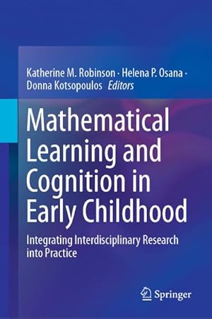 Seller image for Mathematical Learning and Cognition in Early Childhood for sale by BuchWeltWeit Ludwig Meier e.K.