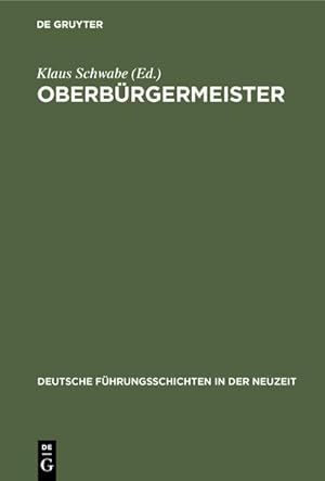 Bild des Verkufers fr Oberbrgermeister zum Verkauf von BuchWeltWeit Ludwig Meier e.K.