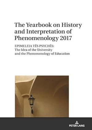 Immagine del venditore per The Yearbook on History and Interpretation of Phenomenology 2017 venduto da BuchWeltWeit Ludwig Meier e.K.