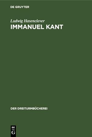 Seller image for Immanuel Kant for sale by BuchWeltWeit Ludwig Meier e.K.
