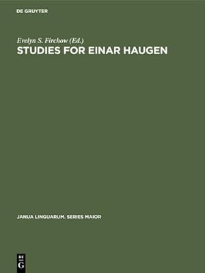 Seller image for Studies for Einar Haugen for sale by BuchWeltWeit Ludwig Meier e.K.