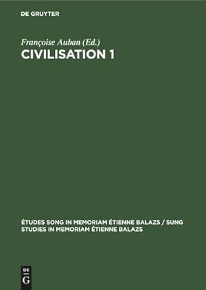 Image du vendeur pour Civilisation 1 mis en vente par BuchWeltWeit Ludwig Meier e.K.