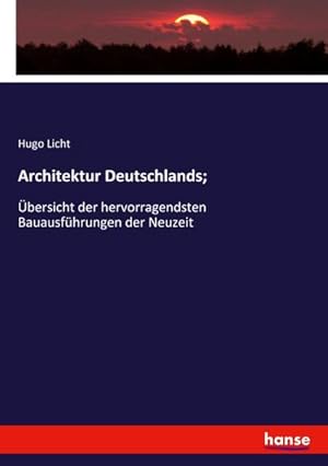 Seller image for Architektur Deutschlands; for sale by BuchWeltWeit Ludwig Meier e.K.