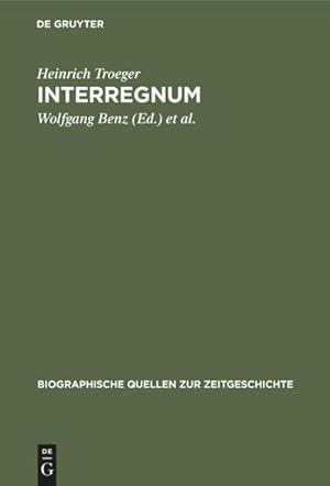 Imagen del vendedor de Interregnum a la venta por BuchWeltWeit Ludwig Meier e.K.