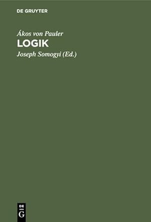 Seller image for Logik for sale by BuchWeltWeit Ludwig Meier e.K.