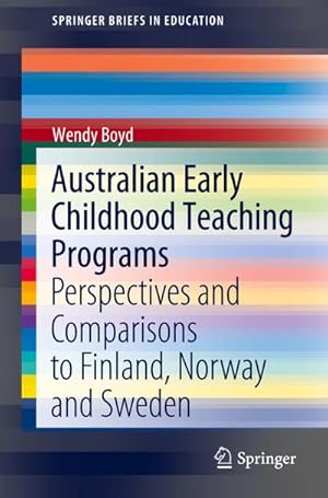 Seller image for Australian Early Childhood Teaching Programs for sale by BuchWeltWeit Ludwig Meier e.K.