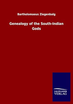 Seller image for Genealogy of the South-Indian Gods for sale by BuchWeltWeit Ludwig Meier e.K.