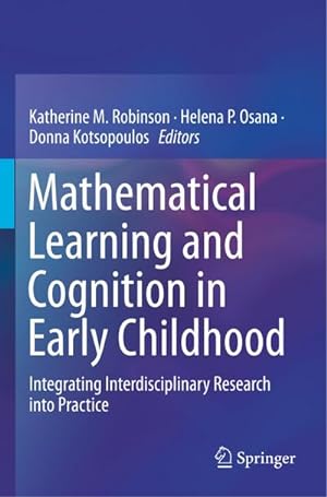 Seller image for Mathematical Learning and Cognition in Early Childhood for sale by BuchWeltWeit Ludwig Meier e.K.