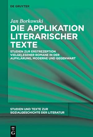 Seller image for Die Applikation literarischer Texte for sale by BuchWeltWeit Ludwig Meier e.K.