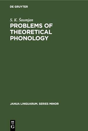 Seller image for Problems of Theoretical Phonology for sale by BuchWeltWeit Ludwig Meier e.K.