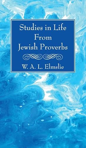 Seller image for Studies in Life From Jewish Proverbs for sale by BuchWeltWeit Ludwig Meier e.K.