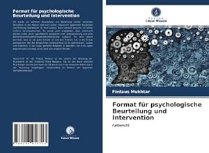 Image du vendeur pour Format fr psychologische Beurteilung und Intervention mis en vente par BuchWeltWeit Ludwig Meier e.K.
