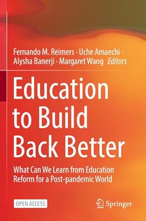 Seller image for Education to Build Back Better for sale by BuchWeltWeit Ludwig Meier e.K.