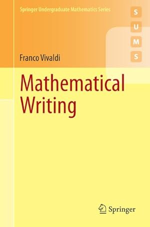 Seller image for Mathematical Writing for sale by BuchWeltWeit Ludwig Meier e.K.