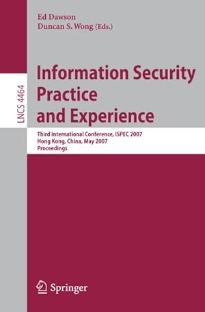 Immagine del venditore per Information Security Practice and Experience venduto da BuchWeltWeit Ludwig Meier e.K.