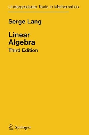 Imagen del vendedor de Linear Algebra a la venta por BuchWeltWeit Ludwig Meier e.K.