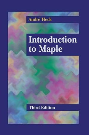Imagen del vendedor de Introduction to Maple a la venta por BuchWeltWeit Ludwig Meier e.K.