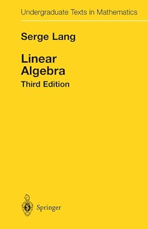 Seller image for Linear Algebra for sale by BuchWeltWeit Ludwig Meier e.K.