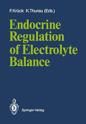 Image du vendeur pour Endocrine Regulation of Electrolyte Balance mis en vente par BuchWeltWeit Ludwig Meier e.K.