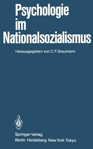 Image du vendeur pour Psychologie im Nationalsozialismus mis en vente par BuchWeltWeit Ludwig Meier e.K.