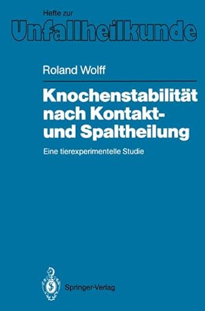 Immagine del venditore per Knochenstabilitt nach Kontakt- und Spaltheilung venduto da BuchWeltWeit Ludwig Meier e.K.