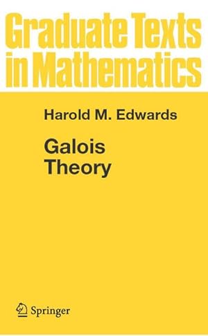 Imagen del vendedor de Galois Theory a la venta por BuchWeltWeit Ludwig Meier e.K.