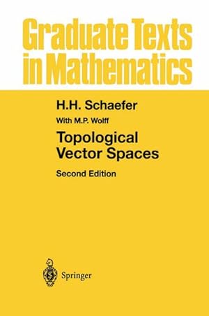 Imagen del vendedor de Topological Vector Spaces a la venta por BuchWeltWeit Ludwig Meier e.K.