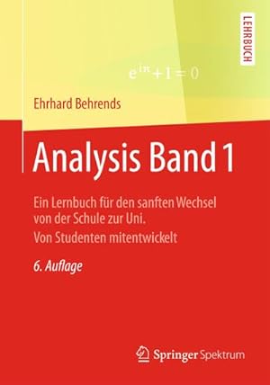 Immagine del venditore per Analysis Band 1 venduto da BuchWeltWeit Ludwig Meier e.K.