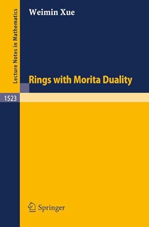Seller image for Rings with Morita Duality for sale by BuchWeltWeit Ludwig Meier e.K.