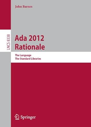 Imagen del vendedor de Ada 2012 Rationale a la venta por BuchWeltWeit Ludwig Meier e.K.