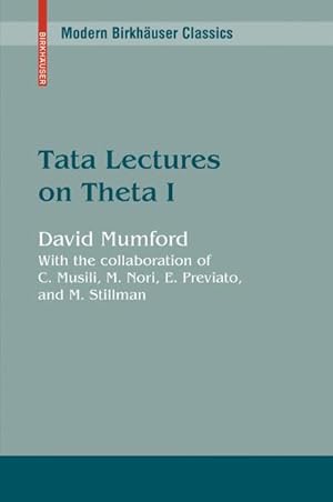 Immagine del venditore per Tata Lectures on Theta I venduto da BuchWeltWeit Ludwig Meier e.K.