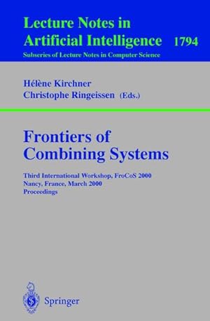 Seller image for Frontiers of Combining Systems for sale by BuchWeltWeit Ludwig Meier e.K.
