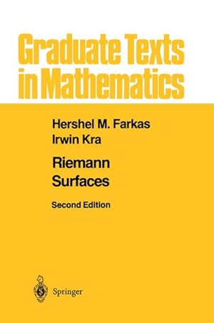 Seller image for Riemann Surfaces for sale by BuchWeltWeit Ludwig Meier e.K.