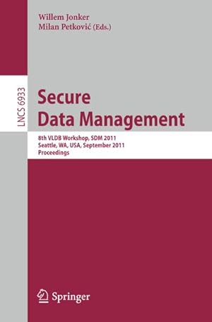 Immagine del venditore per Secure Data Managment venduto da BuchWeltWeit Ludwig Meier e.K.