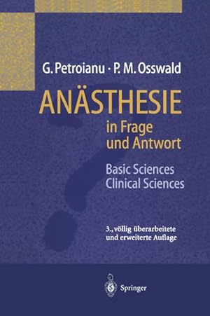 Imagen del vendedor de Ansthesie in Frage und Antwort a la venta por BuchWeltWeit Ludwig Meier e.K.