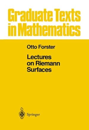 Immagine del venditore per Lectures on Riemann Surfaces venduto da BuchWeltWeit Ludwig Meier e.K.