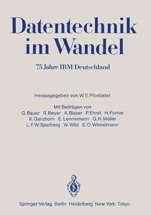 Seller image for Datentechnik im Wandel for sale by BuchWeltWeit Ludwig Meier e.K.