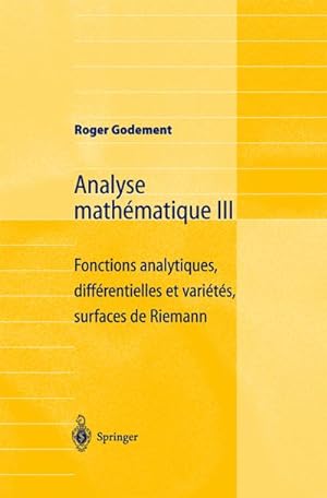 Imagen del vendedor de Analyse mathmatique III a la venta por BuchWeltWeit Ludwig Meier e.K.