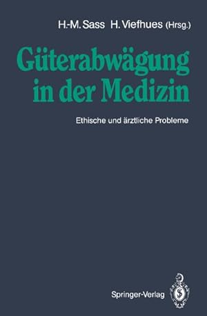 Imagen del vendedor de Gterabwgung in der Medizin a la venta por BuchWeltWeit Ludwig Meier e.K.