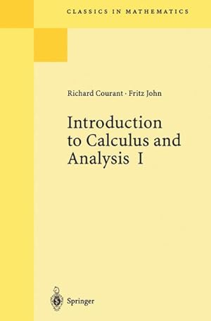 Seller image for Introduction to Calculus and Analysis I for sale by BuchWeltWeit Ludwig Meier e.K.