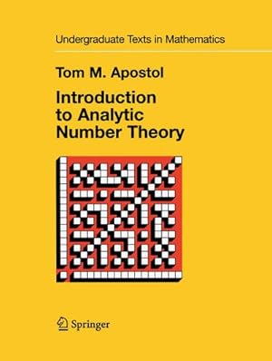 Bild des Verkufers fr Introduction to Analytic Number Theory zum Verkauf von BuchWeltWeit Ludwig Meier e.K.