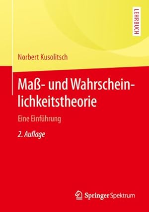 Seller image for Ma- und Wahrscheinlichkeitstheorie for sale by BuchWeltWeit Ludwig Meier e.K.