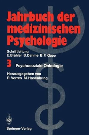 Seller image for Psychosoziale Onkologie for sale by BuchWeltWeit Ludwig Meier e.K.