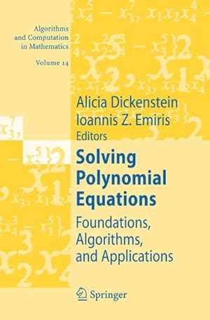 Bild des Verkufers fr Solving Polynomial Equations zum Verkauf von BuchWeltWeit Ludwig Meier e.K.